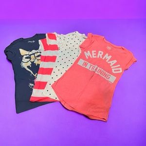 Bundle of (4) Girls T Shirts Size 8